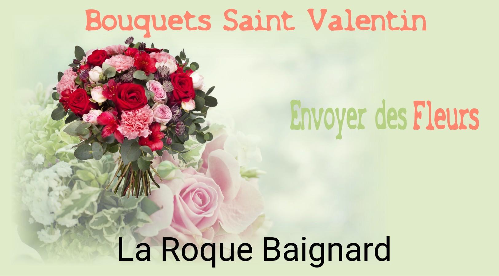 Roses de Saint-Valentin livrées à La Roque-Baignard